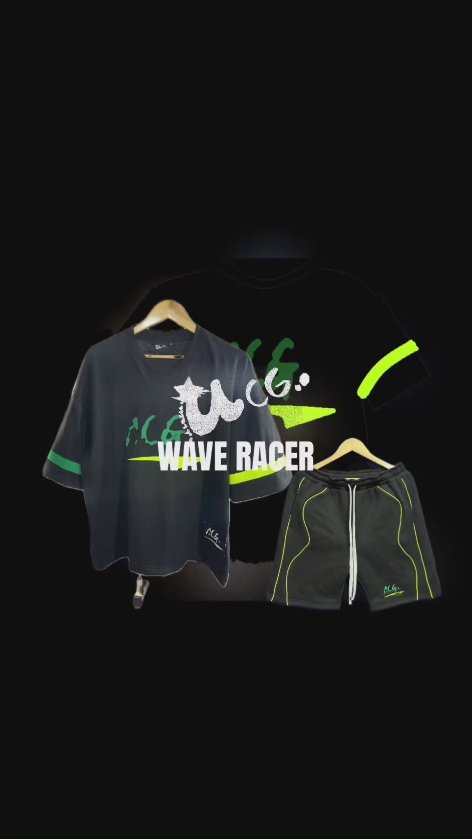 ACG. WAVERACER JERSEY SET (BLK)